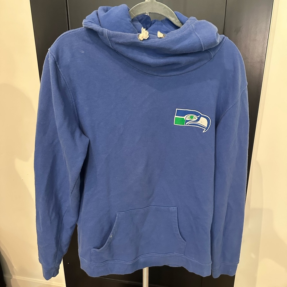 Junk Food Clothing Blue Seahawks Men's Sweater